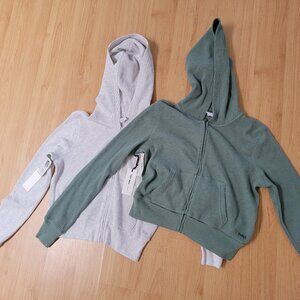 NWT Aritzia TNA Waffle Zip Hoodies XS XSmall BUNDLE DEAL